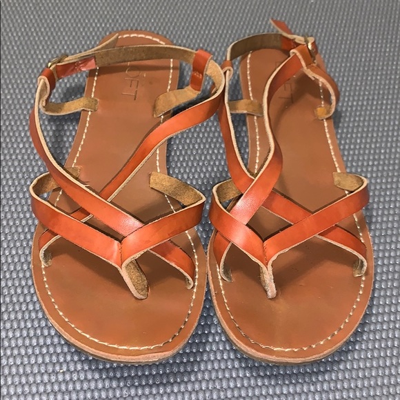LOFT Shoes - Loft brown leather sandals